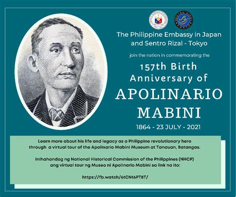 apolinario mabini title|NAP commemorates Apolinario Mabini’s 157th birth anniversary.